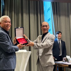 [한사련 회장 퇴임식] 신무 정현민 (전)부산본관장의 감사패 전달과 축사